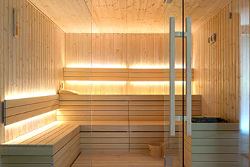 Modern Sauna Setup in Gravenhurst, Ontario