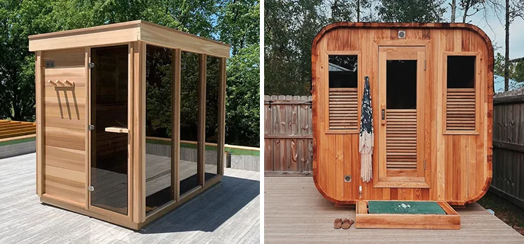 Wood-Fired Cube Sauna Repair in Gravenhurst, ON