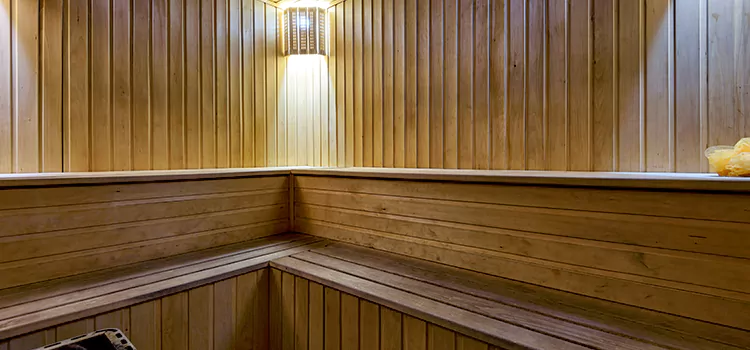 Modern Outdoor Sauna  Setup in Gravenhurst, Ontario