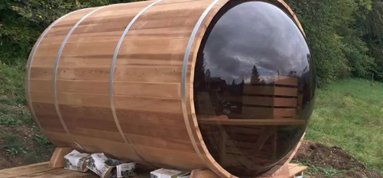 Panorama 4-Person Glass Cabin Sauna Maintenance in Gravenhurst, Ontario