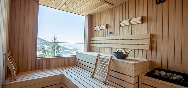 Infrared Sauna Glass Window Installation in Gravenhurst, ON