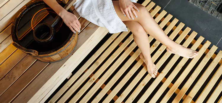 Composite Sauna Deck Installation in Gravenhurst, ON