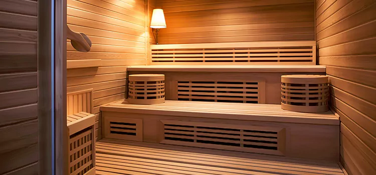 Outdoor Sauna Setup in Gravenhurst, ON