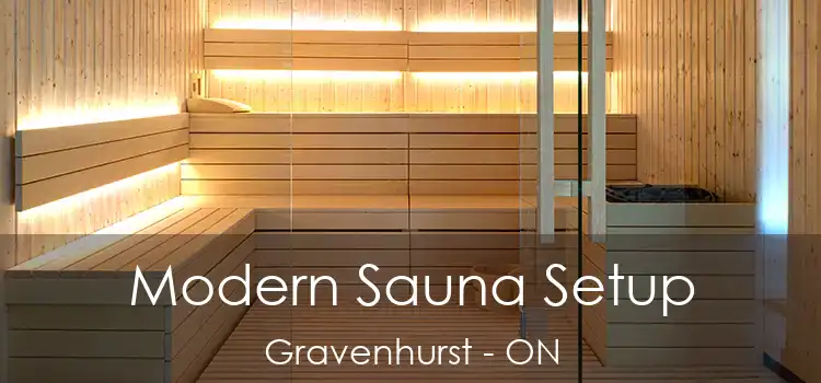  Modern Sauna Setup Gravenhurst - ON