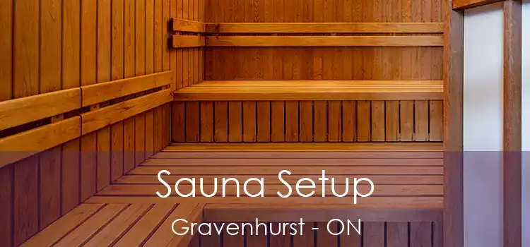  Sauna Setup Gravenhurst - ON