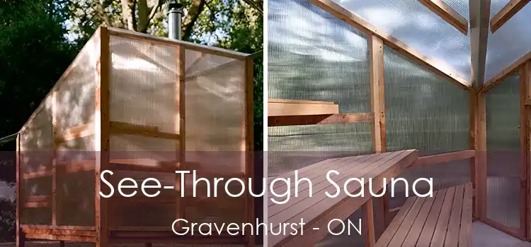  See-Through Sauna Gravenhurst - ON